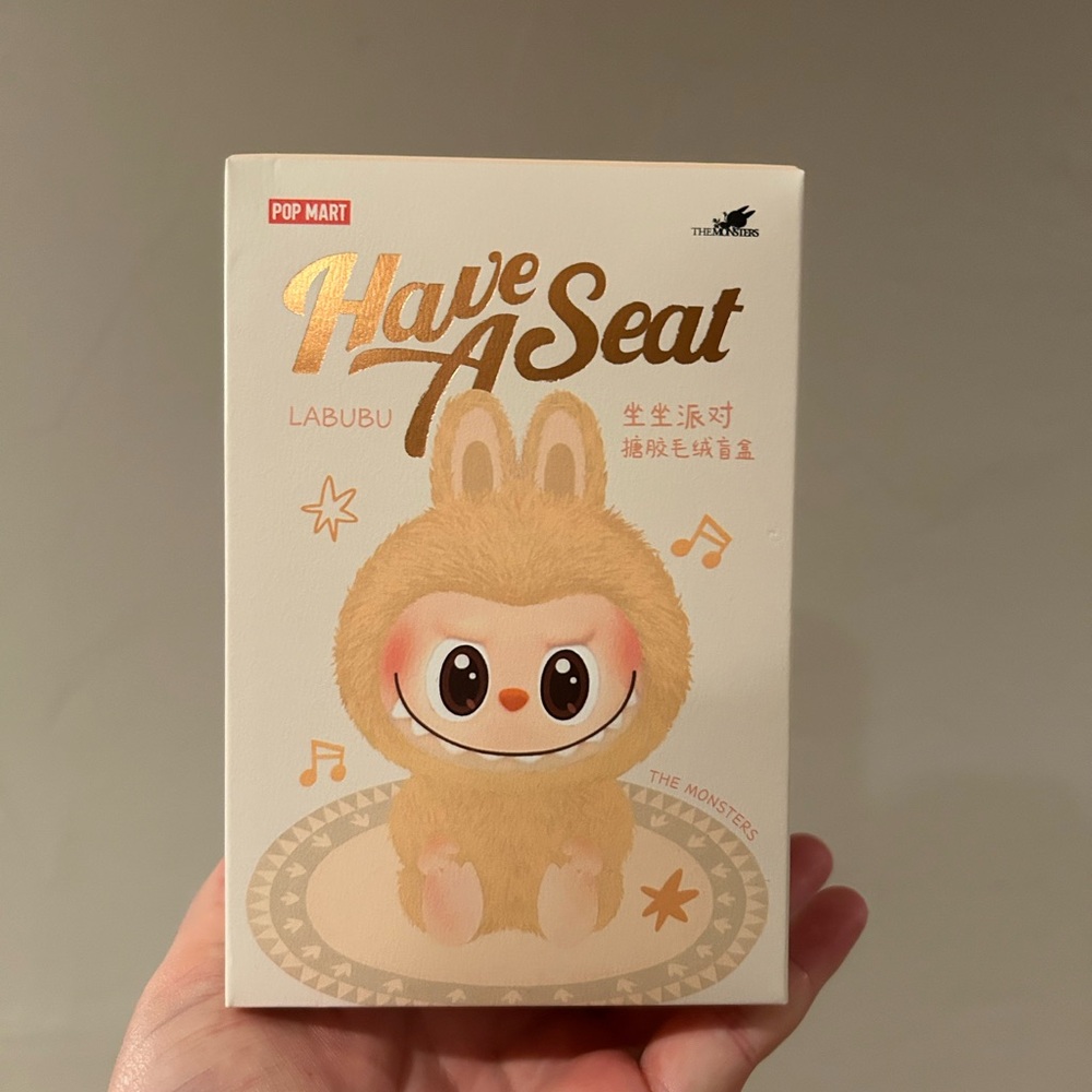 Unopened Pop Mart Have A Seat Labubu - Dada